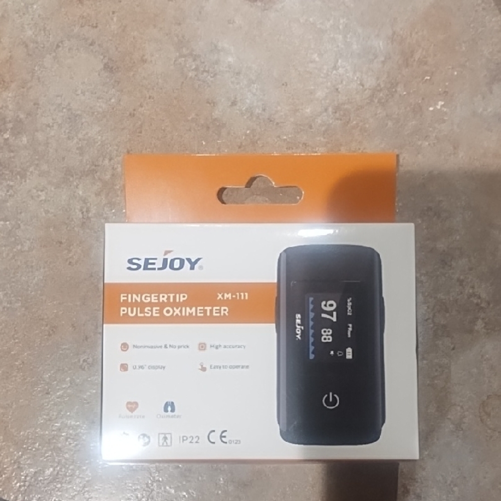 #044 Black Fingertip Sejoy Pulse Oximeter